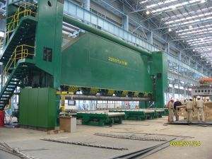 Three-roller Macchina spianatrice di lamiera for Ship Building